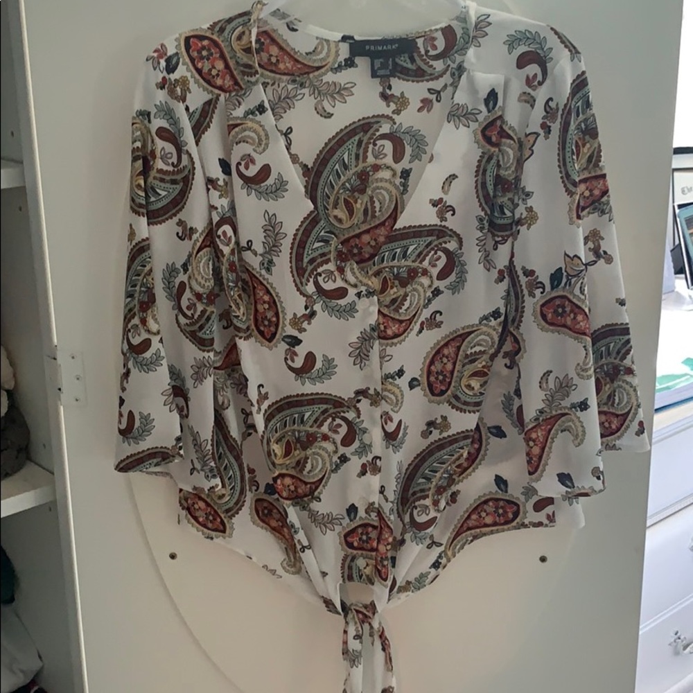 Boho Flowered Top